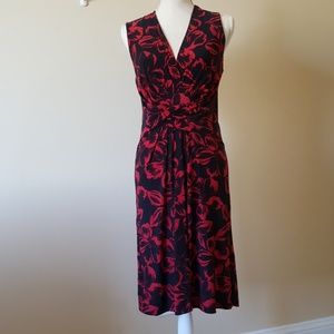 Norma Kamali mock wrap dress